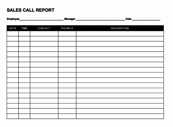 Sales Calls Report Template Awesome How to Guide Improving Your Cold Calling Results