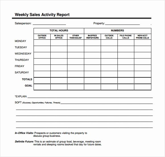 Sales Calls Report Template Best Of Sample Sales Call Report Sample – 12 Free Documents In