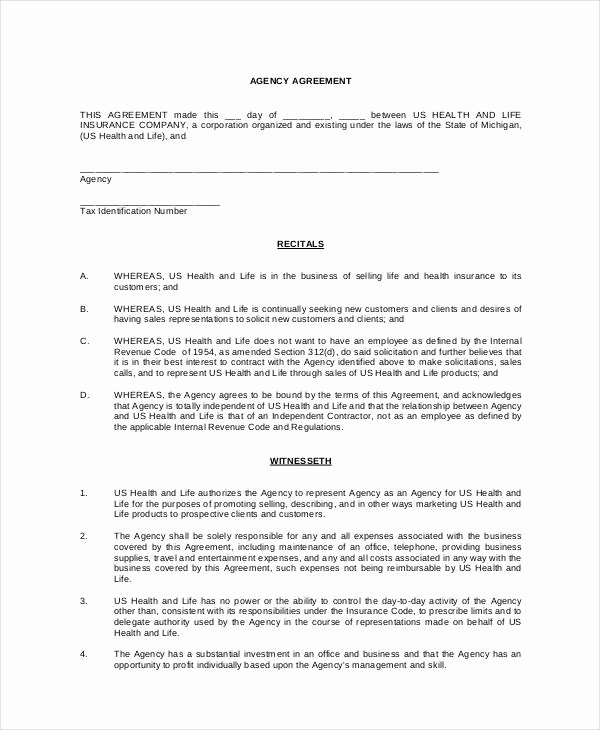 Sales Commission Agreement Pdf Best Of 10 Agent Mission Agreement Templates Word Apple Pages Google Docs