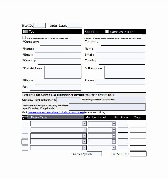 Sales order form Template Elegant Sample Sales order 10 Documents In Word Pdf