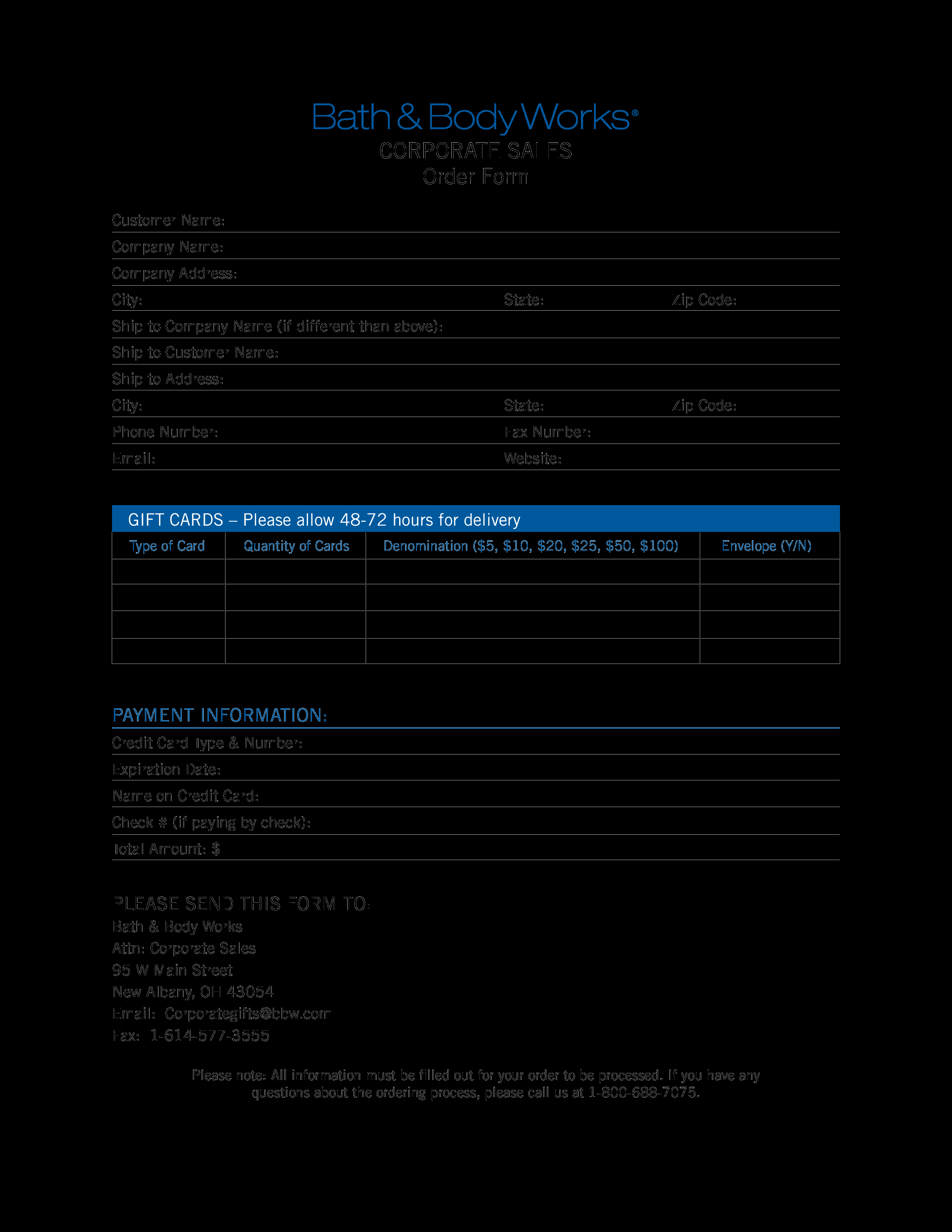 Sales order form Templates New format Corporate Sales order