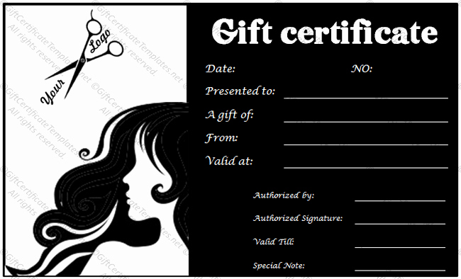 Salon Gift Certificate Templates Luxury Gift Voucher Templates Gift Certificate Templates