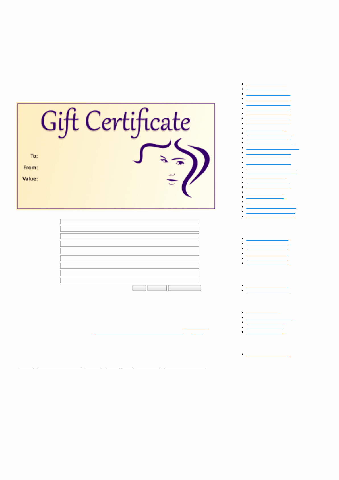 Salon Gift Certificates Templates Lovely Download Salon Gift Certificate Template for Free Tidytemplates