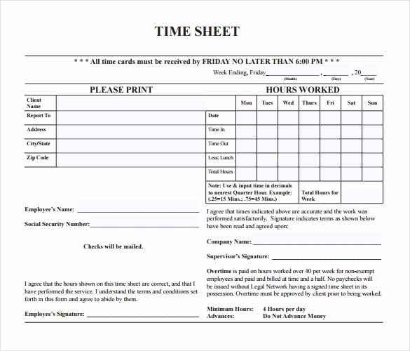 Sample attorney Time Billing Sheet Luxury 9 attorney Timesheet Templates – Free Sample Example format Download