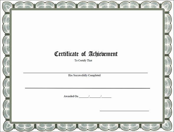 Sample Certificate Of Achievement Awesome 40 Best Certificate Of Achievement Templates In Illustrator