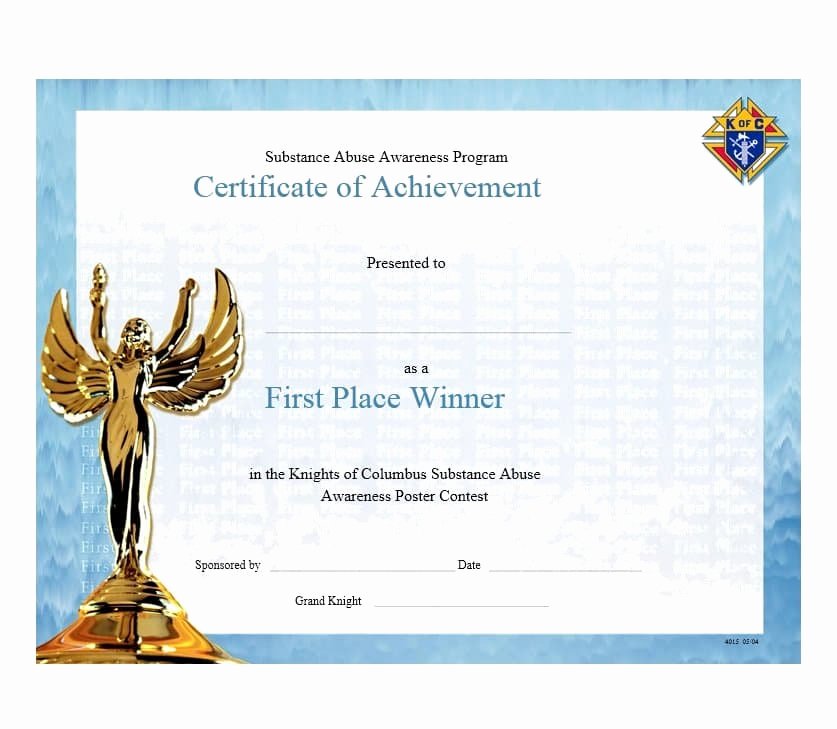 Sample Certificate Of Achievement New Certificate Of Achievement Template Sales Doc Template Pdf Psd