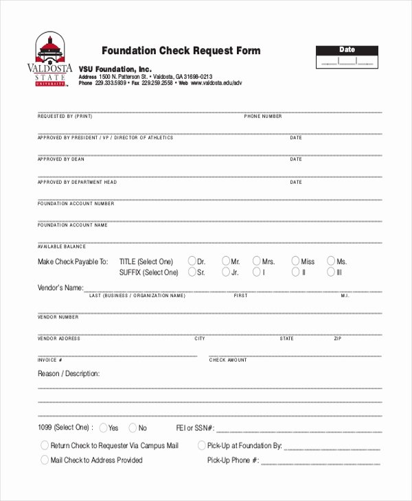 Sample Check Request form Best Of Free 10 Sample Check Request forms In Pdf