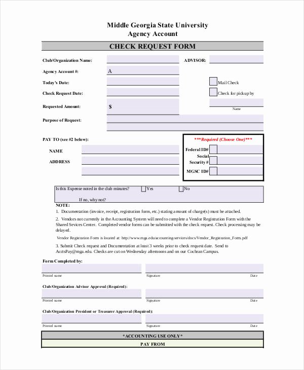Sample Check Request form Lovely Check Request form
