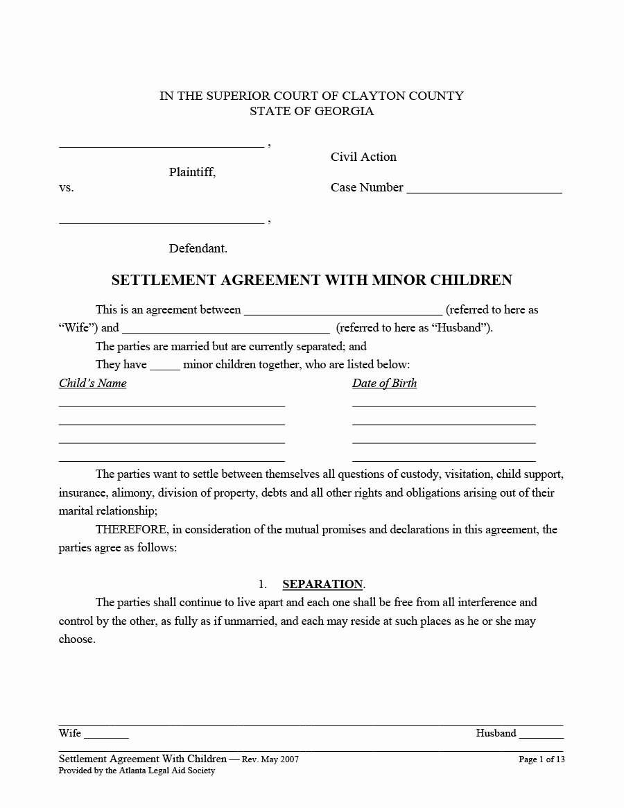 Sample Child Support Agreements Beautiful 32 Free Child Support Agreement Templates Pdf &amp; Ms Word