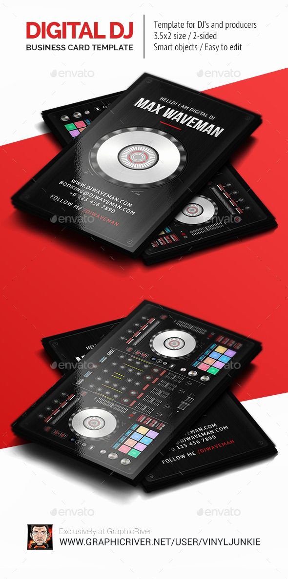 Sample Dj Business Cards Best Of Pin by Best Graphic Design On Business Card Templates
