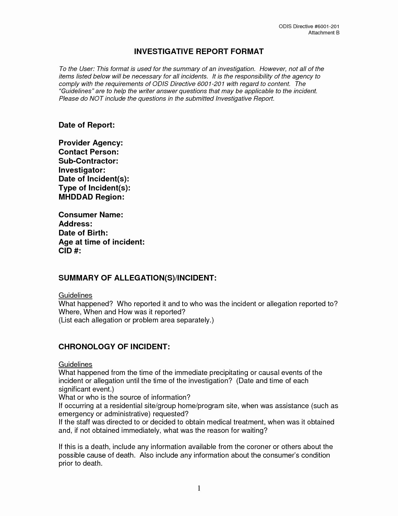 Sample Employee Incident Report Letter New Incident Report Letter Sample In Workplace