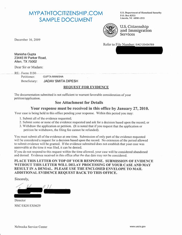Sample Letter to Immigration Officer Unique Receiving An Rfe for Adjustment Status Will Delay Your Work Permit and Advanced Parole My
