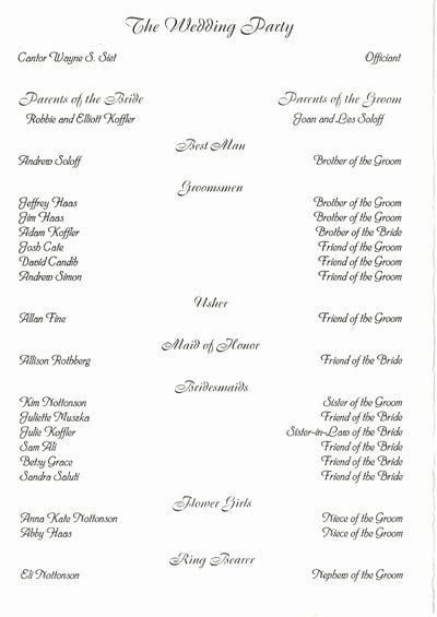 Sample Of Wedding Programs Elegant Wedding Collection nowadays Wedding Programs Examples