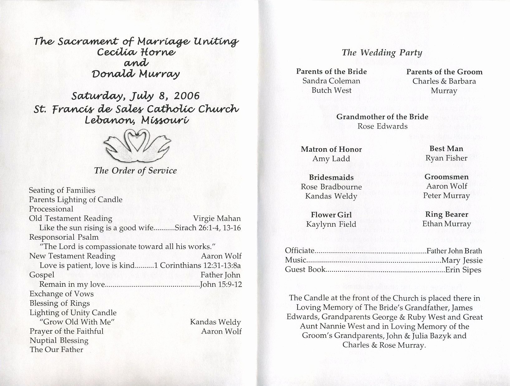 Sample Of Wedding Programs Inspirational Free Printable Wedding Programs Templates