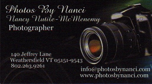 Sample Photography Business Cards Beautiful Weathersfield Vermont Directory Of Services Sample Of Business Card Listing