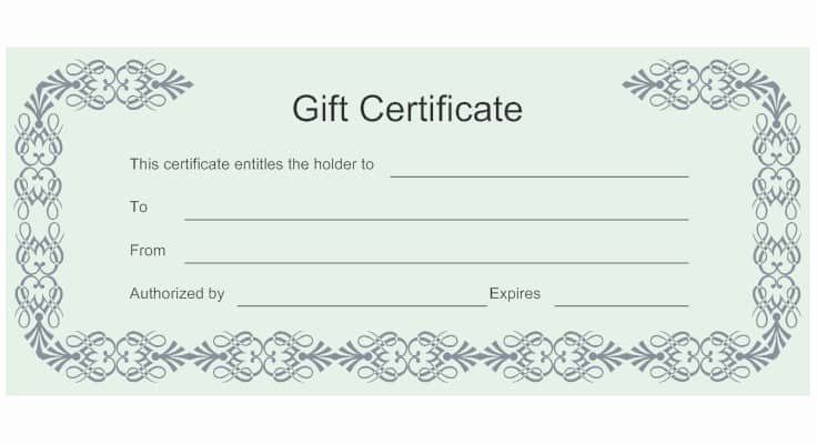 Samples Of Gift Certificate Beautiful 18 Gift Certificate Templates Excel Pdf formats