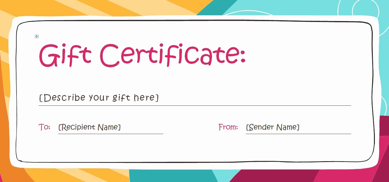 Samples Of Gift Certificate Best Of Free Gift Certificate Templates You Can Customize