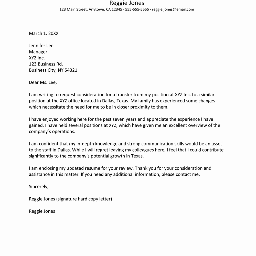 School Transfer Request Letter Luxury Transfer Letter to Employee From E Location to Another Every Last Template