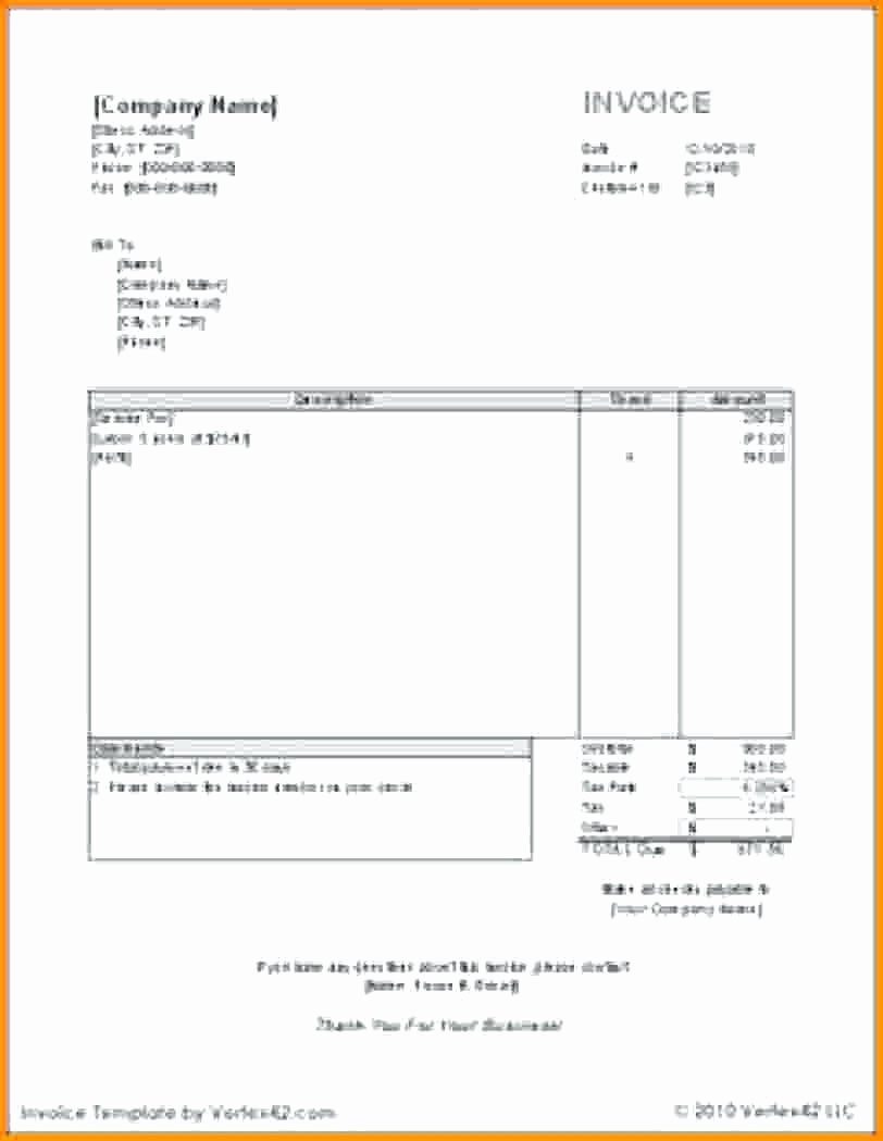 Self Employed Invoice Template Inspirational 12 Example Of Invoice for Self Employed