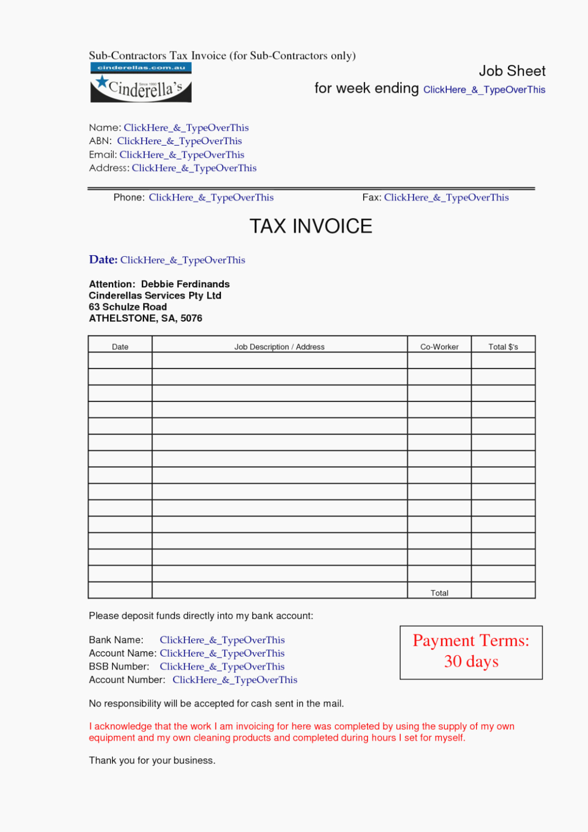 Self Employed Invoice Template Luxury 15 Things You Won T Miss