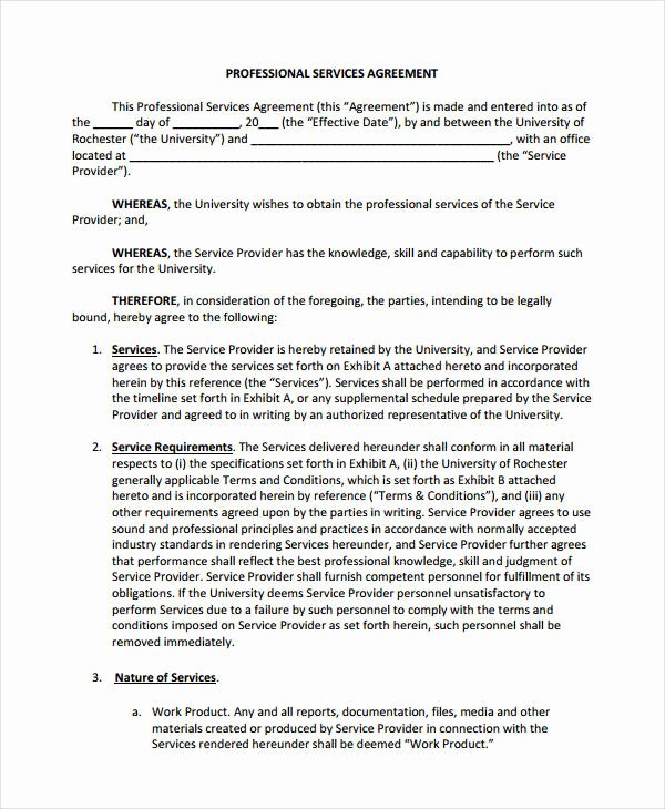 Service Agreement Template Doc Awesome 21 Simple Service Agreements Word Pdf