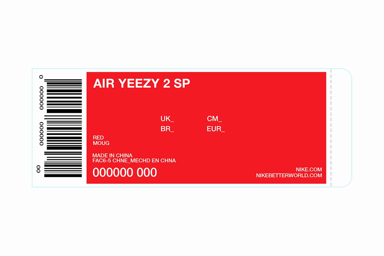 Shoe Box Label Template Best Of Kanye Giving Away 50 Pairs Of Up Ing Red Nike Air Yeezy Iis