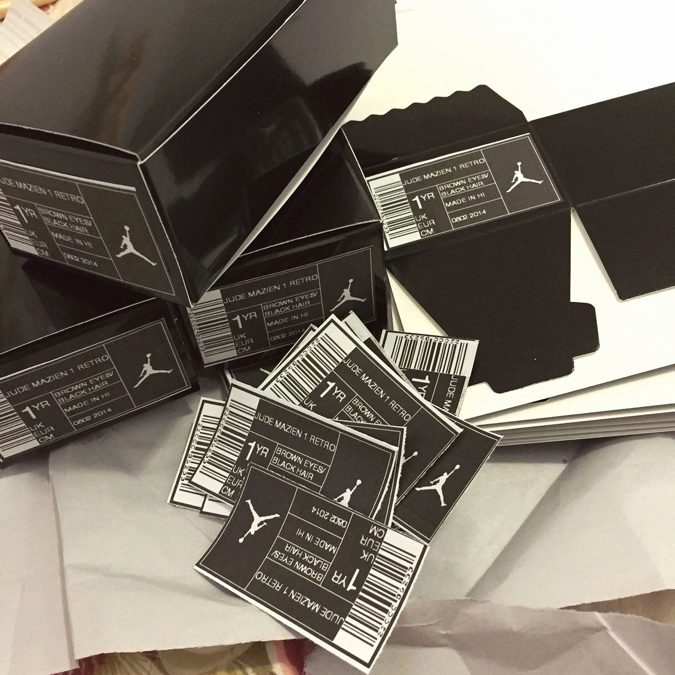 Shoe Box Label Template Fresh Diy Jordan Shoe Box Favors Made by Me 2014
