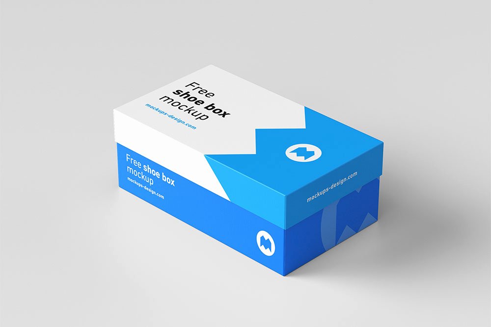 Shoe Box Label Template Luxury Download This Free Shoe Box Mockup In Psd Designhooks
