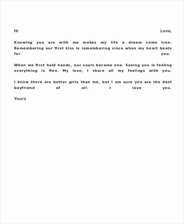 Short Love Letter for Gf Fresh Short Love Letters for Boyfriend