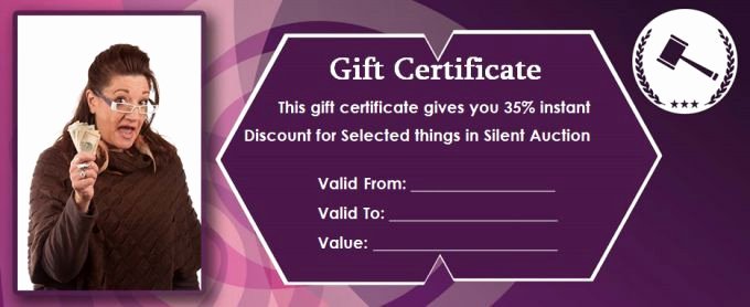 Silent Auction Certificate Template Luxury 18 Best Silent Auction Certificates Images On Pinterest