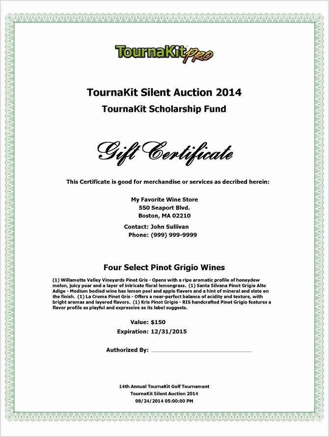 Silent Auction Certificate Template Unique Charity Auction forms 108 Silent Auction Bid Sheet Templates