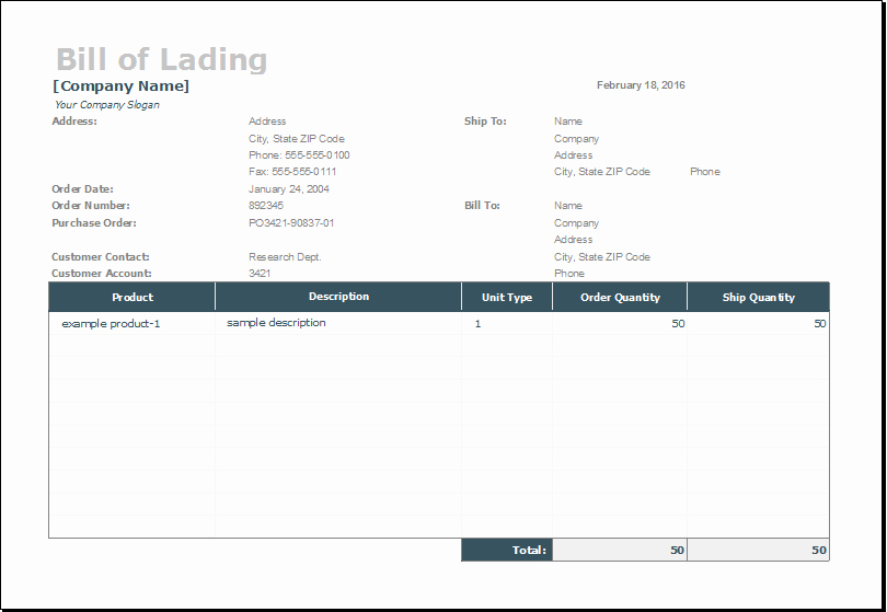 Simple Bill Of Lading Template Elegant Pin by Alizbath Adam On Daily Microsoft Templates