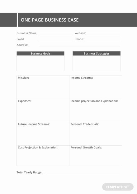 Simple Business Case Template Best Of Free Simple Business Case Template Download 53 Notes In Word Apple Pages Pdf