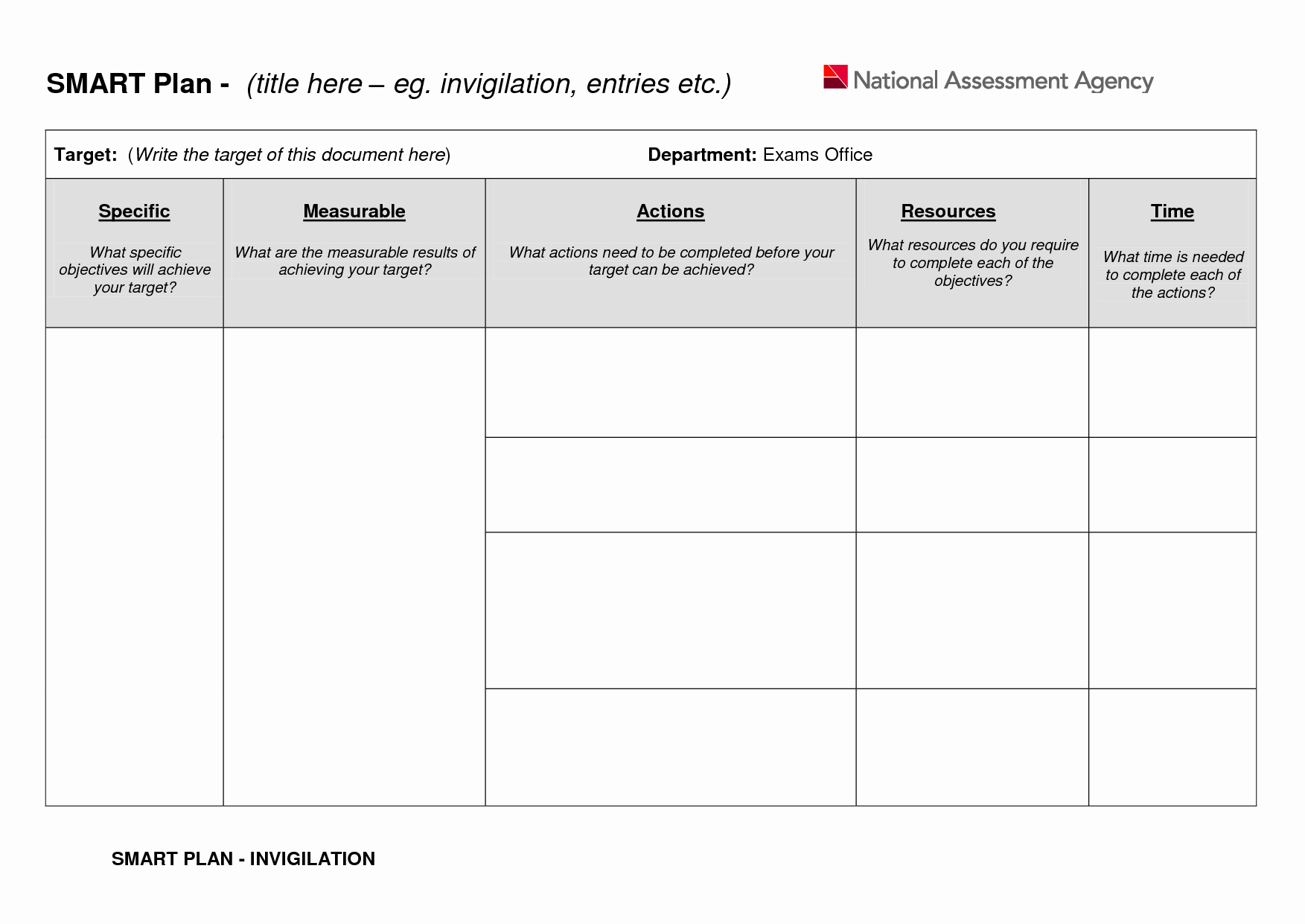 Smart Action Plans Template Awesome 21 Of Smart Action Plan Template Free