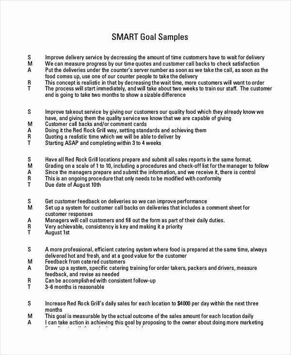 Smart Goals Examples for Nurses Inspirational Free 30 Smart Goals Examples &amp; Samples In Pdf Doc