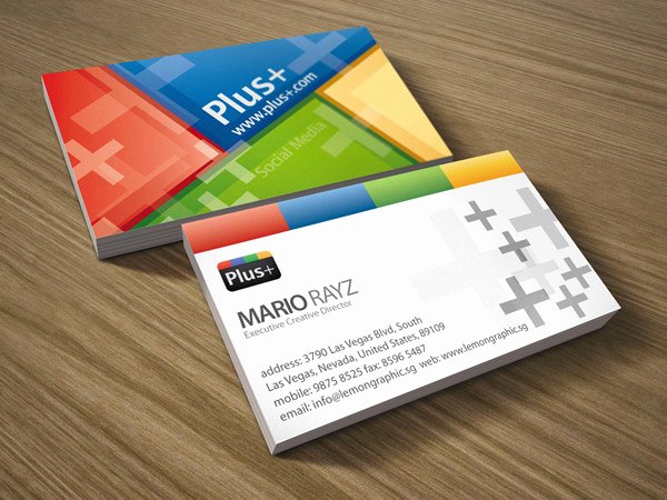 Social Media Business Cards Template Awesome 13 social Media Business Card Templates Psd Word Ai