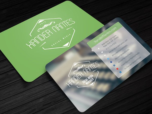 Social Media Business Cards Template Luxury 13 social Media Business Card Templates Psd Word Ai
