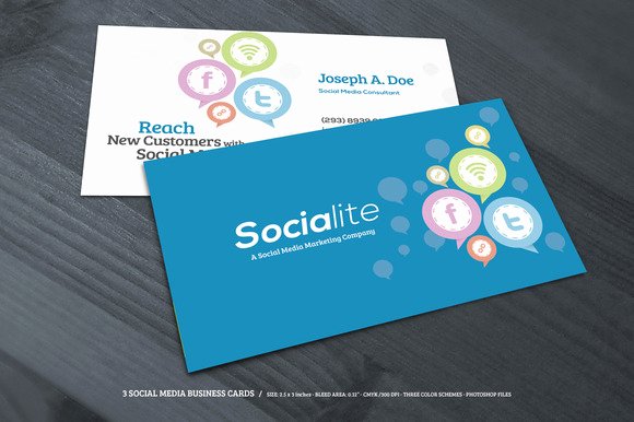 Social Media On Business Cards Awesome social Media Business Cards Samples and Design Ideas Startupguys