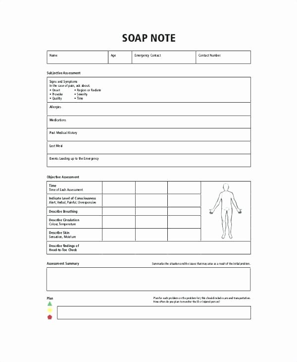 Speech therapy Progress Notes Template Unique soap Note Occupational therapy – Calpowerincfo