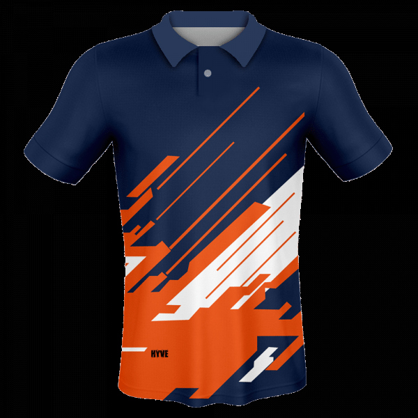 Sport T Shirt Design Ideas Elegant Men’s Custom Sublimated Sports Jersey Blue orange White Hyve