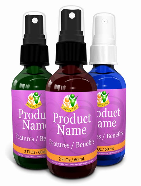 Spray Bottle Label Template Lovely 2 Oz Round Glass Bottle with Spray Mock Up Cover Actions Premium