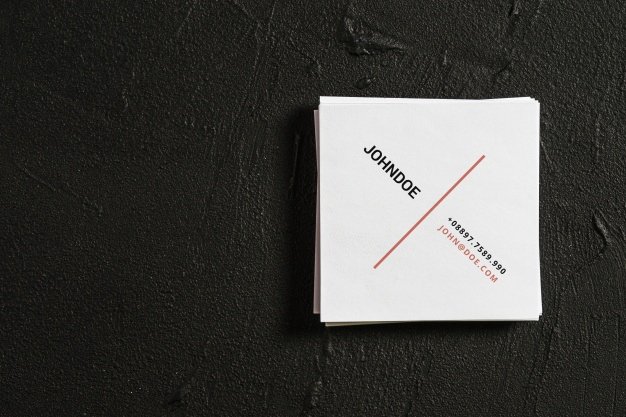Square Business Card Mockup Best Of Square Business Card Mockup Psd File