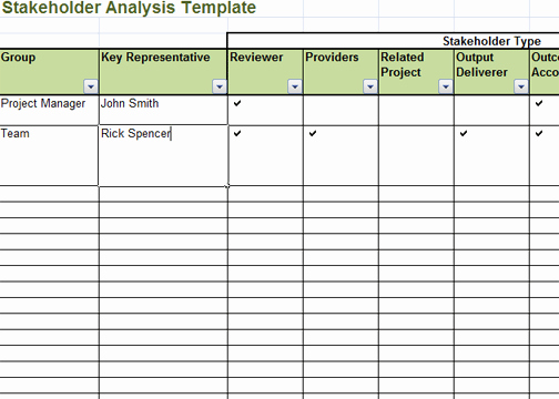 Stakeholder Analysis Template Excel Unique 26 Of Register Project Template