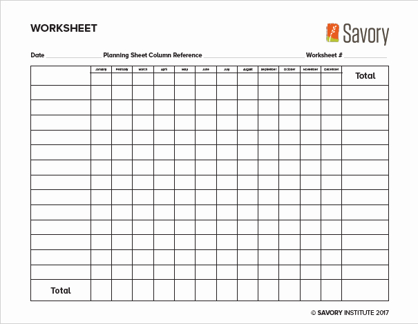 Standardized Work Templates Excel Fresh Standardized Worksheet forms – Savory Institute