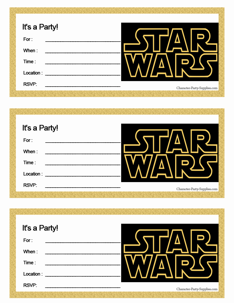 Star Wars Birthday Invites New Google Image Result for Character Party Supplies Invites Starwars