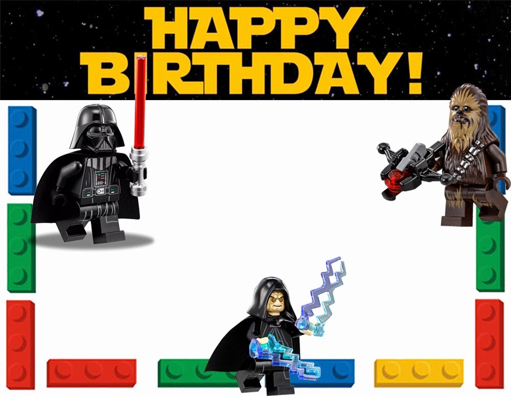 Star Wars Invitation Templates Beautiful Free Printable Lego Invitation Templates