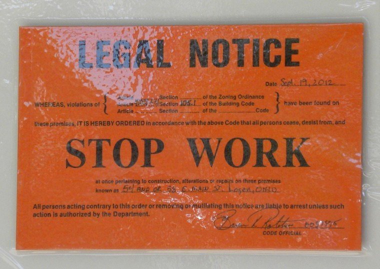 Stop Work order Template New Business Relocates Despite Building Code Violations News