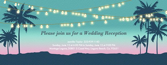 String Lights Invitation Template New Trips and Getaways Line Invitations