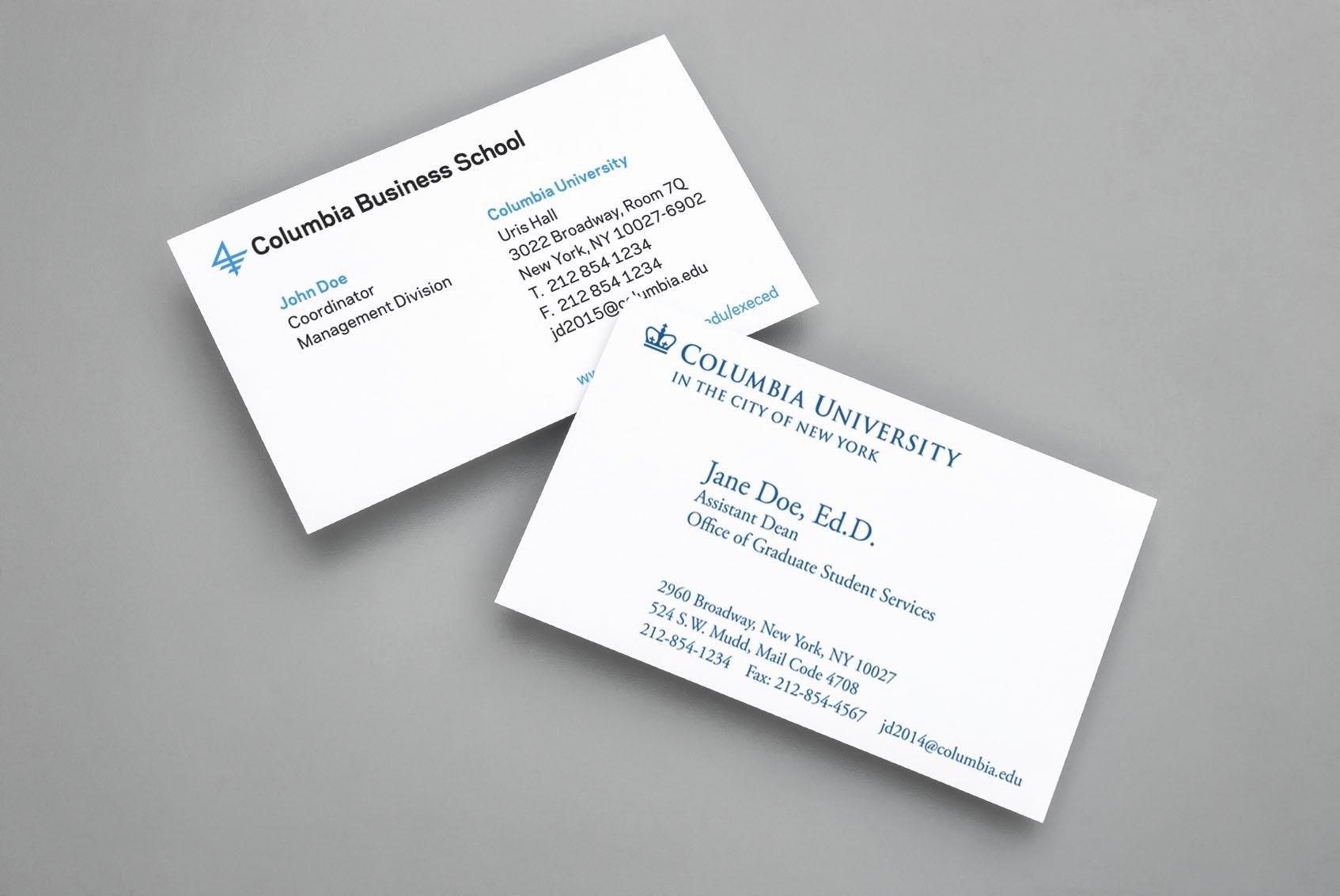 Student Business Card Examples Unique Student Business Card Sample