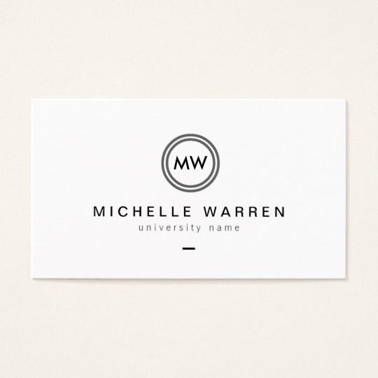 student business card template